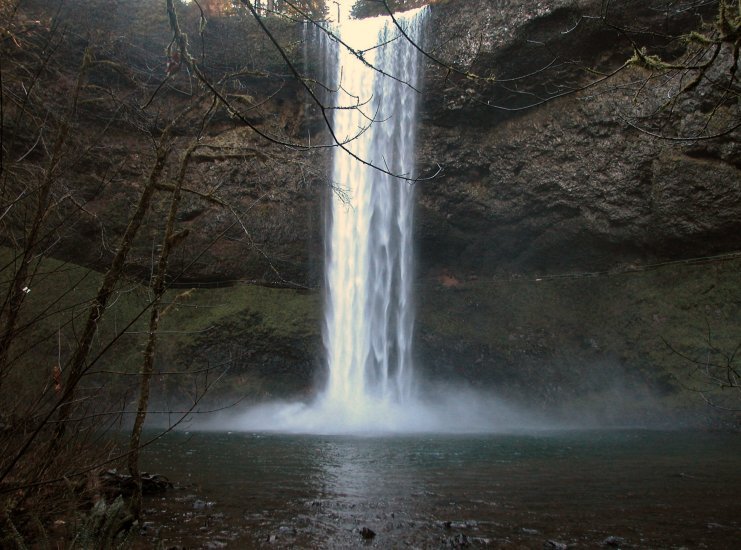 Silver Falls: South Falls in the Winter 13